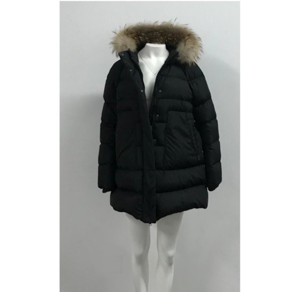 ADD - Down Jacket with fur collar Size 12 NWOT - Picture 1 of 4